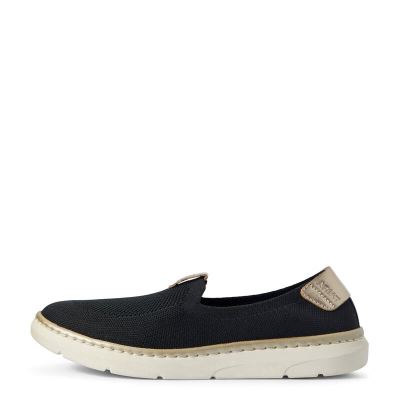 Ariat Knit Ryder Siyah Slip On Bayan (24365-538)